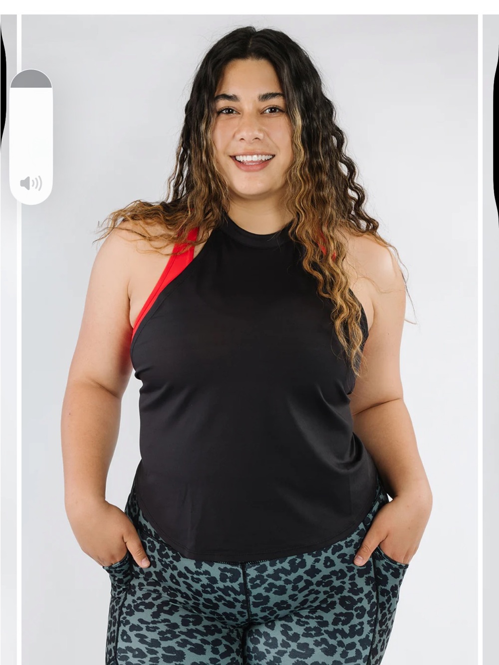 KIAVA Black Halter Top